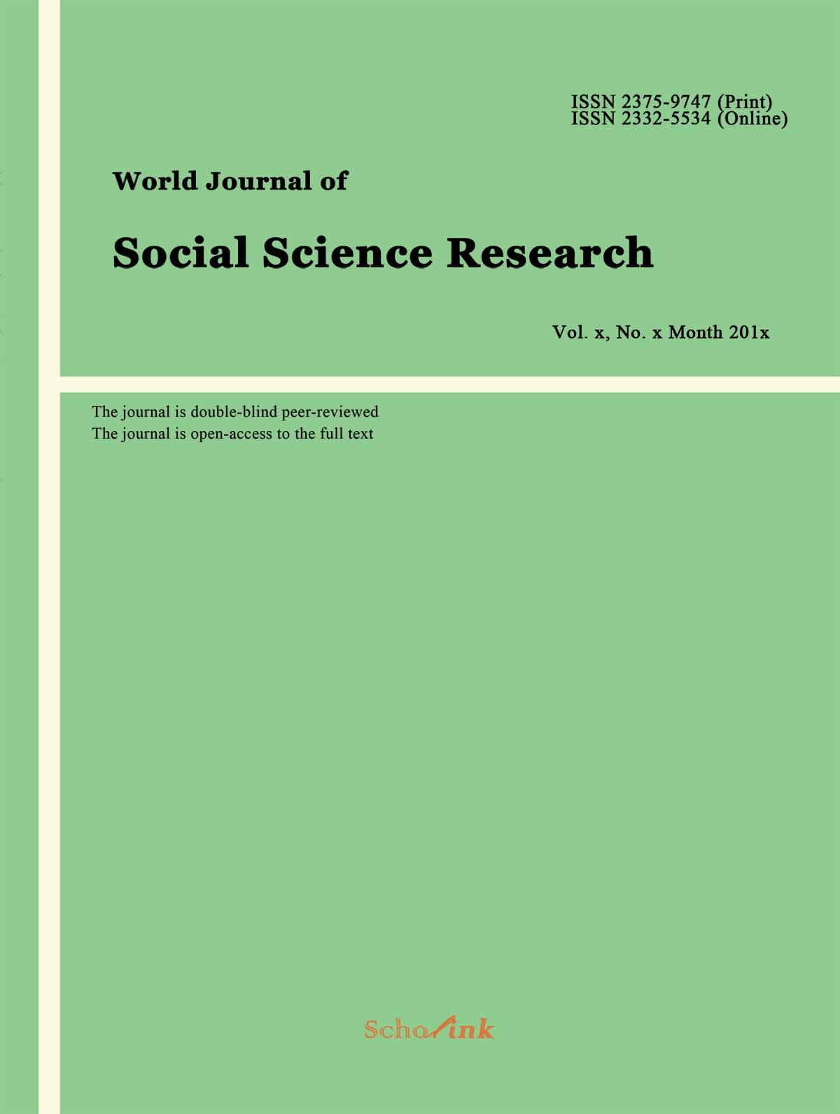 World Journal of Social Science Research